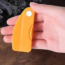 1PC Easy To Grip Stainless Steel Fruit And Vegetable Peeler With Durable Plastic Handle - Perfect For Lemons, Grapefruits, Etc. - Essential Kitchen Tools, Creative Peelers, Fruit Cutters, Small Tools - Orange - View 9