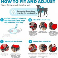 Outward Hound Granby Splash Dog Life Jacket, High-Buoyancy Dog Life Vest For Swimming, Boating, And Water Safety, Large, Orange - Đỏ - Xem 3