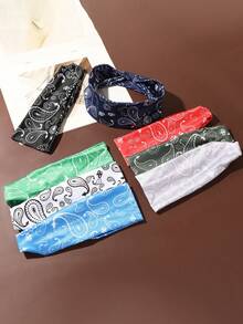 1 Băng đô thể thao bản rộng mềm mại thấm hút họa tiết Paisley dành cho nam, phong cách Boho phù hợp cho cuộc sống hàng ngày, kỳ nghỉ ở bãi biển, thể thao thường ngày, thể dục, đạp xe, phụ kiện trang trí, phụ kiện du lịch cho nam, băng đô đá bóng, phụ kiện nam, phụ kiện cho nam, phụ kiện tóc đá bóng, phụ kiện bóng chày, băng đô cho nam, quà tặng dành cho cả nam và nữ - Nhiều màu - Xem 4