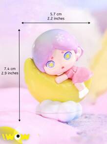 1 buc. Livrare aleatorie drăguț personaj anime figură de colecție, material PVC și ABS, dulce figură model anime, cadou minunat pentru prieteni și familie, decor mic pentru a crea un mediu relaxant