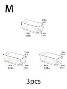 1/3/5/7/11/18/25/37pcs, Versatile Clear Drawer Cosmetic Organiser Set, Featuring 4 Trays Of Varying Sizes For Effortless Storage, Perfect For Organising Cosmetics, Accessories, School Supplies, Kitchen Utensils, And Office Essentials, Ideal For Holiday Gifting, Home Makeovers, And Seasonal Decluttering, Enhance Your Space For Christmas, Thanksgiving, New Year, And Valentine's Day Celebrations, Elevate Your Organisational Style With This Multi-Purpose Solution For Every Room In Your Home.
