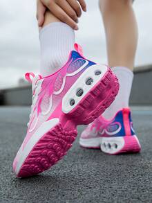 2026 New Versatile Plus Size Lightweight Breathable Mesh Sneakers, Mesh Casual Shoes, Air Cushion Running Shoes, Women's Sports Shoes, Women's Pink Sports Shoes, Women's Comfortable Casual Shoes, Soft Bottom Soft Surface Travel Shoes, Student Campus Shoes, Women's Jogging Shoes, Women's Simple Comfortable Walking Shoes, Student Training Shoes For Women, Women's Gradient Color Shoes, Gradient Color Travel Shoes , Women's Road Running Shoes, Women's Fashion Shoes