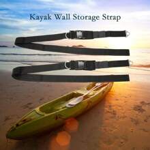 Kayak Wall Storage Strap Rack Boat Hanger Boat Keeper Garage Hanger Canoes Wall Rack Holders For Skiing Board,  Ladder,  Canoes