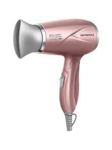 Mondial Golden Rose 2 In 1 Kit With 1200W Portable Dryer SC-47 And Hair Straightener Flat Iron P-20 Both Bivolt - 查看 2