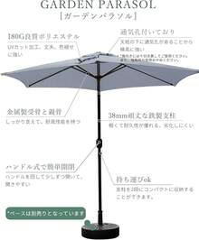 Outdoor Parasol, Stand And Base