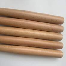 1 pièce Batte de baseball en bois massif, en bois de caoutchouc