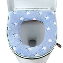 1pc Toilet Seat Cover, Thickened Toilet Seat Pad For All Seasons - Multicolor - View 9