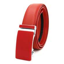 3,5 cm szerokości, jednolity kolor, automatyczna klamra, swobodny pasek, modny męski dodatek, odpowiedni na różne okazje i prezenty świąteczne