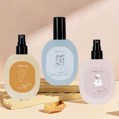 1 件 120 毫升香薰喷雾，防护服香氛，室内清新剂，香氛家居，浴室空气清新剂，持久除臭剂，空气清新剂，适用于卧室、衣服、电梯、客厅、酒店，便携式