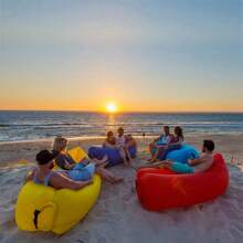 Aufblasbares Liegesofa Luftsofaset - tragbar, wasserdicht und lecksicher - geeignet für Outdoor-Aktivitäten, Strände, Wandern und Musikfestivals, dickeres und stärkeres Design für Garten, Strand, Camping und andere Anlässe Zuhause.