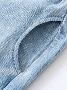 mini bala Girls' Short Sleeve Dress Set – Jumper & Tee Combo – Sweet & Comfy 2 Pieces Outfit - Ivory - View 8