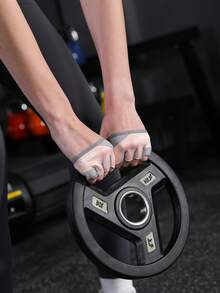 VBOSI Dam Herr Unisex Fyrfingers Träningshandskar – 1 par, Lätta Med Halkfritt Grepp För Fitness, Tyngdlyftning & Gymträning