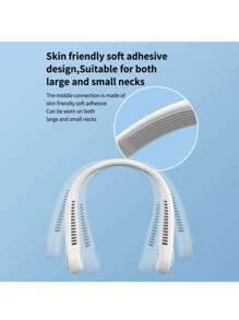 Portable Neck Fan, USB Rechargeable Neck Fan With 3 Wind Speeds Adjustable, For Office, Sports, Women, Men, Adults, Outdoor, Holiday Essential