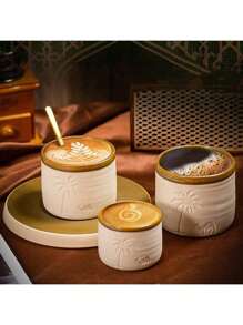 Hochwertige Keramiktasse aus einem Stück, rustikaler Stil Kaffeetasse, dicke Keramik Espressotasse, innovatives Keramikgeschenk, Wassertasse für Wüstenschönheit, Kaffee-/Teetasse für Feiern, stilvolle Tasse für Frühstück zuhause oder im Büro