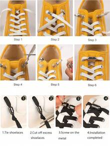 5/10pcs Metal Shoelace Locks, Alloy Shoelace Buckles That Do Not Require Tying, Reusable Shoelace Buckles, Non Binding Shoelace Buckles, Knotless Shoelace Fixing Accessories, Shoelace Decorations, Suitable For Sports Shoes And Casual Shoes,Shoe,Spring Summer Picks,Brides Maid Gifts,Room,Bedroom Deccor,Bedroom Deccor,Beach,Travel,For Men,For Women,Vacation - Multicolor - View 7