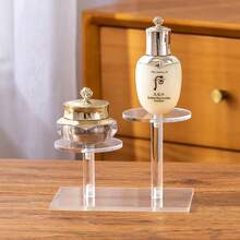 3-vånings akryldisplayställ - smycken, kosmetika, blindlåda, transparent multifunktionell steghylla - Genomskinlig - Visa 6