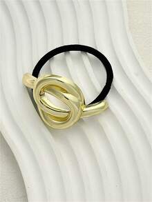 1 cái/2 cái Dây buộc tóc bằng hợp kim hình học cho nữ, Phụ kiện tóc cao cấp thanh lịch cho tóc đuôi ngựa, búi tóc, Phù hợp với trang phục thường ngày tối giản, Trang phục hàng ngày, Trang trí tóc, Phong cách Bohemian, Dây buộc tóc, Phụ kiện tóc - Nhiều màu - Xem 21