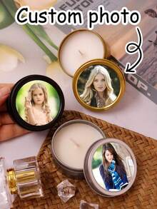 Nến hình ảnh tùy chỉnh, lọ nến bằng thép không gỉ được cá nhân hóa, nến Foton tùy chỉnh, nến tùy chỉnh cho nam, nến cho phụ nữ, nến ảnh mini, quà tặng sinh nhật, quà tặng đám cưới, kỷ niệm, tiệc tùng, phòng khách, nhà hàng, phòng ngủ, trường học, mẹ, cha, bạn bè, người yêu, bạn gái, quà tặng phù dâu - phong cách A - Xem 1
