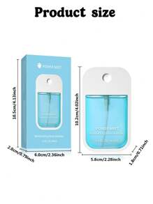 6pcs/3pcs/1pc 45ml Various Scents Of Water-Free Hand Sanitizer, Hyaluronic Acid Spray Hand Sanitizer Fragrance Spray Sand Sanitizer, Portable Travel Hand Sanitizer Two Printing Appearances Will Be Shipped Randomly.