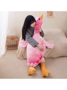 1pc Colorful Large Goose Plush Doll Doll Stuffed Animal Pillow, Bedroom Decoration,Birthday/Christmas/ - Multicolor - View 6