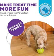 Outward Hound By Planet Dog Snoop Durable Interactive Treat Dispensing Dog Toy, Large, Blue - 黃色 - 查看 3