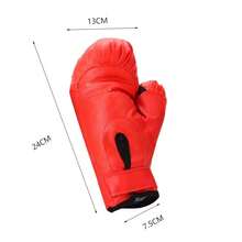 1 Paar professionelle Boxhandschuhe, in Erwachsenen- und Kindgrößen erhältlich, in Schwarz und Rot, mit Handgelenkschutz, geeignet für Boxclub, Sandsacktraining, MMA, Taekwondo, Boxkämpfe, tolle Geschenkidee, hochwertig zu erschwinglichem Preis