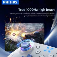 PHILIPS DLK5080 Wireless Game Controller, Dual Hall Joysticks + Hall Triggers, Multi-Platform Compatibility, Plug And Play, Turbo Burst, No Delay, E-Sports Level Precision Control