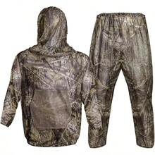 Mosquito Netting Suit Bug Net Mesh Clothing With Hood Outdoor Garden Hunting Camo Protection From Fly Insects Bugs - Super2.0 - View 1
