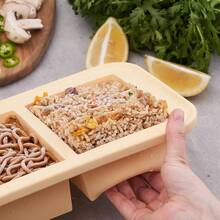 Cube Tray 1 Cup X 4 Portions Big Silicone Freezing With Lid, Soup&Meal, Prep Leftovers Freezer Storage Container, 2Pack - 2杯 - 查看 5