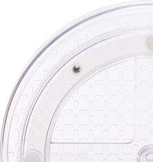 Basics Organizador de charolas giratorias Lazy Susan de 2 niveles, 23 cm de diámetro, transparente - 30,48 cm de diámetro, 2 niveles, paquete de 2 - Ver 7