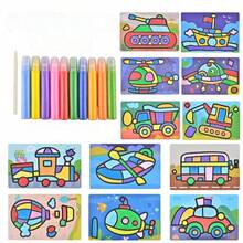 1pc Random Color Sand Art Bottle DIY Set, Creative Handmade Shaker Bottle Sand Painting Arts & Crafts Kit, Suitable For Children, Birthday, New Year 2025, Back To School, Gifts - Multicolor - View 6