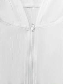 Sudadera con capucha con diseño de doble cremallera para uso urbano y al aire libre para mujeres