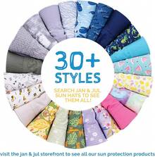 Jan & Jul Gorro de Xplorer para niños Grow-with-Me Aqua-Dry, Sombrero para Sol Repelente al Agua de ala Ancha UPF 50+ - Campamento Grove - Ver 6