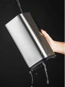 不锈钢方形刀具收纳座、厨房用具架、刀架 - 銀色 - 查看 3