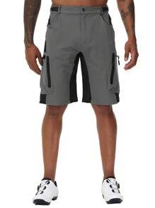 Men Cycling Shorts Mountain Bike Riding Cargo Shorts Outdoor Sports Hiking Downhill Bicycle Short Pants
