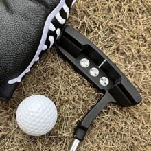1 pieza Putter de golf con diseño de tigre, de 32 a 36 pulgadas, con funda, número limitado. Mejora la velocidad y precisión de la bola con la línea de puntería.