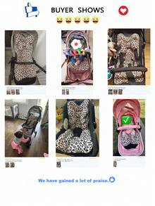 1pc Universal Soft Stroller Mattress Pad, Suitable For Baby Strollers All Year Round