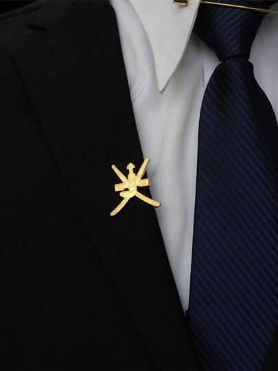 1件/3件新品跨境热销阿曼夹商务正式特色小折刀夹系列，男士时尚个性设计万圣节配饰教师节