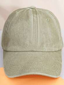 FASHION Solid Color Washed Multi-Color Thickened Distressed Vintage Baseball Cap 1pc - A - View 21