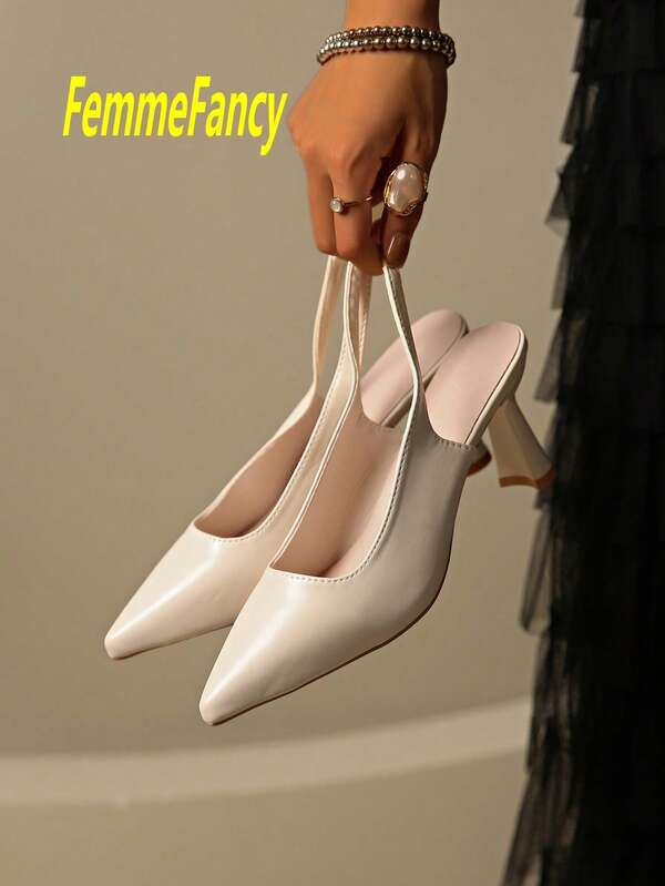 Women's Pointed Toe High Heel Sandals, Slim Stiletto Heels For Wedding, Party, Sexy Ankle Strap High Heels, This Style Runs Small