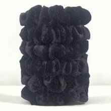 6 Stück bunte Samt Scrunchies, Haargummis als Haarschmuck für Frauen, schonende Haargummis, Haargummis, Haargummis