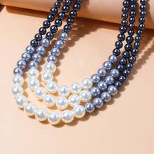 European & American Fashion New Gothic Punk Style Multilayer Necklace Set Vintage Cross Pendant Chain - Silver Cross Layered Necklace - View 15