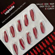 Halloween Plasma Fake Blood Vomiting Capsule Film And Television Prank Props Artificial Simulation Fake Plasma Decoration - Red - View 4