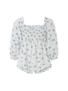 Mommy And Me Matching Dresses Short Sleeve Square Neck Print Dress Family Matching Sundress Outfits, Mother Daughter Matching Dresses, Family Matching Outfits - Bé gái da trắng 12-18 tháng - Xem 7