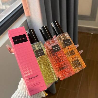 PEACH JO+ 1/2/3pcs Clothing Fragrance Spray, Air Freshener, Light Fragrance And Lasting Freshness, Suitable For Family, Friends, Valentine's Day Gifts, Valentine's Day,Romantic Weddings, And Home., Portable