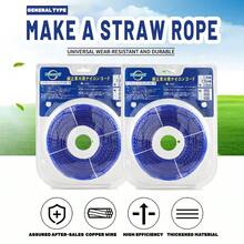 LYUWO 工具配件，割草绳，96 英尺长尼龙割草绳，直径 3 毫米，总重量 400 克。这款坚固耐用、用途广泛的割草绳适用于割草机和草坪修剪机，是花园除草和维护的必备工具。