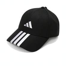 Adidas 男女通用 BBALL 3S CAP NL 弧形帽檐帽子 JG1072 - 黑色 - 查看 2