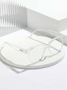 1 PC Men's Acrylic Casual Large Square Frames Fashion Glasses For Daily Reading And Work Commute Use - Nhiều màu - Xem 13