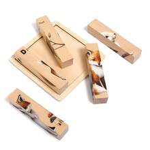 Wooden Multi-Animal Puzzle For Kids - Children's Educational Toy, 3D Jigsaw Puzzle That Can Transform Into Various Animals, Develops Cognitive Skills, Birthday/Holiday Gift - Multicolor - View 4