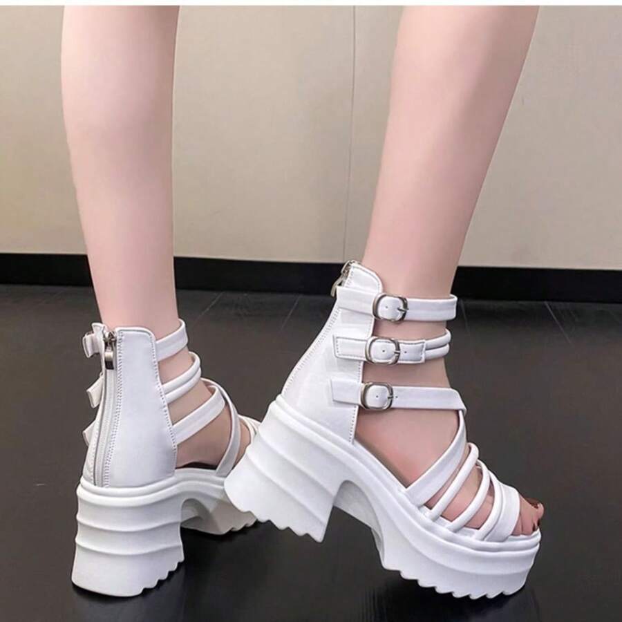 Women Platforms & Wedge Sandals - White - View 1